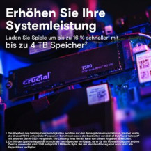 Crucial T500 - SSD - 1 TB - interno - PCIe 4.0 (NVMe)