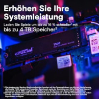 Crucial T500 - SSD - 1 TB - interno - PCIe 4.0 (NVMe)