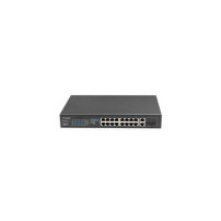 Lanberg RSFE-16P-2C-150 - Unmanaged - Gigabit Ethernet (10/100/1000) - Power over Ethernet (PoE) - Montaggio su rack - 1U