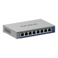 Netgear Plus GS108Ev4 - Switch - unmanaged - desktop