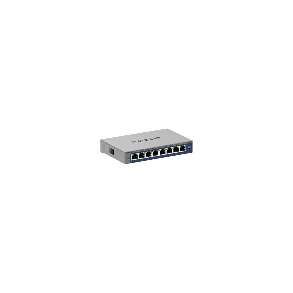 Netgear Plus GS108Ev4 - Switch - unmanaged - desktop