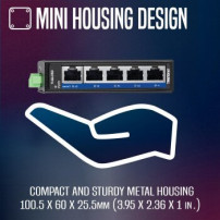 TRENDnet 5 PORTE GIGABIT INDUSTRIALE