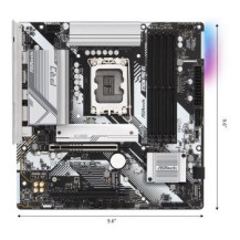 ASRock B760M PRO RS/D5 - Scheda madre micro ATX - Socket LGA1700 - Chipset B760
