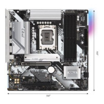 ASRock B760M PRO RS/D5 - Scheda madre micro ATX - Socket LGA1700 - Chipset B760