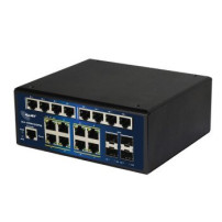 ALLNET Switch unmanaged outdoor 3 Port Gigabit 100W 3x PoE+ 1x SFP Lüfterlos - Switch - Kupferdraht
