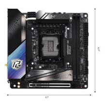 ASRock Phantom Gaming Z890I NOVA WIFI - Scheda madre Mini-ATX - Socket LGA1851 - Chipset Z890