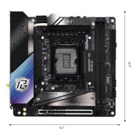 ASRock Phantom Gaming Z890I NOVA WIFI - Scheda madre Mini-ATX - Socket LGA1851 - Chipset Z890