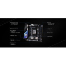 ASRock Phantom Gaming Z890I NOVA WIFI - Scheda madre Mini-ATX - Socket LGA1851 - Chipset Z890