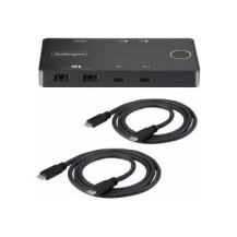 StarTech.com 2-Port USB-C KVM Switch HDMI 4K 60Hz mit Power Delivery