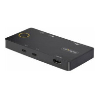 StarTech.com 2-Port USB-C KVM Switch HDMI 4K 60Hz mit Power Delivery