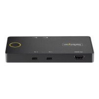 StarTech.com 2-Port USB-C KVM Switch HDMI 4K 60Hz mit Power Delivery
