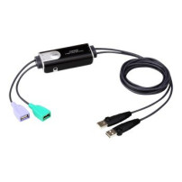 ATEN Switch KM cavo USB Boundless a 2 porte