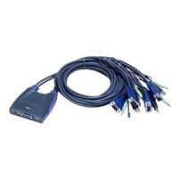 ATEN Petite CS64US - KVM-/Audio-/USB-Switch - 4 Porte