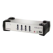 ATEN Switch KVMP™ VGA/audio PS/2-USB a 4 porte con OSD