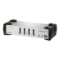 ATEN Switch KVMP™ VGA/audio PS/2-USB a 4 porte con OSD