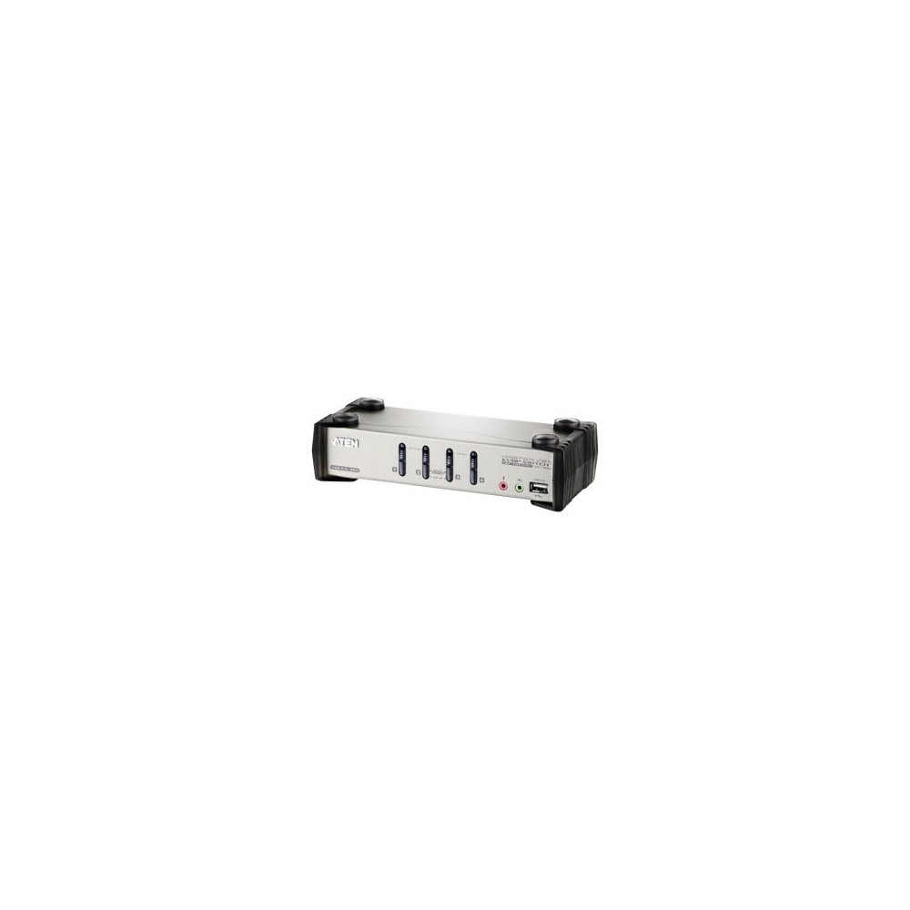 ATEN Switch KVMP™ VGA/audio PS/2-USB a 4 porte con OSD