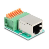 Delock Netzwerkadapter - RJ-45 (W) zu 8-polige Anschlussleiste