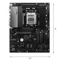 ASRock B850 Pro-A - Scheda madre - ATX - Socket AM5 - Chipset AMD B850 - USB-C 3.2 Gen 2x2, USB-C 3.2 Gen 1, USB 3.2 Gen 1, USB-