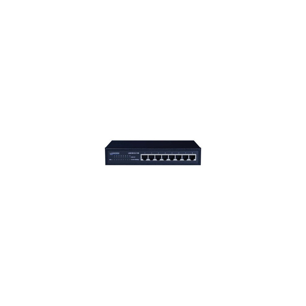 Lancom GS-1108 - Switch - 8 x 10/100/1000 - Desktop