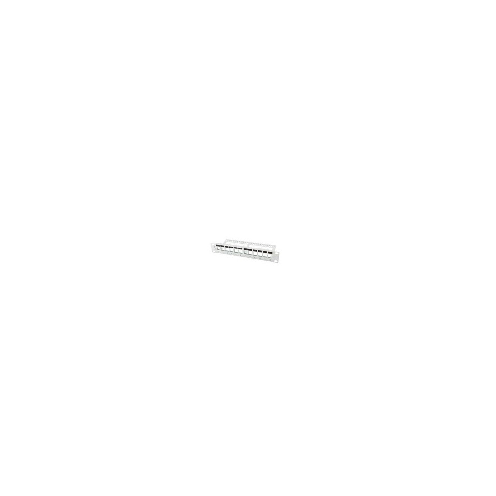 Lanberg PPKS-9112-S - 1U - Grau - Metall - 254 mm - 99,3 mm - 44,5 mm