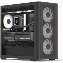 AEROCOOL ADVANCED TECHNOLOGIES Geh Mini D301A-G-BK-v2 B/Wood/Micro-ATX