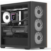 AEROCOOL ADVANCED TECHNOLOGIES Geh Mini D301A-G-BK-v2 B/Wood/Micro-ATX