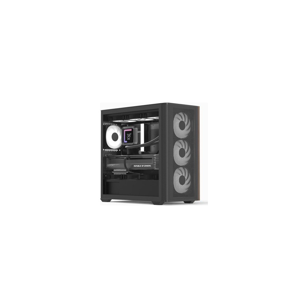 AEROCOOL ADVANCED TECHNOLOGIES Geh Mini D301A-G-BK-v2 B/Wood/Micro-ATX