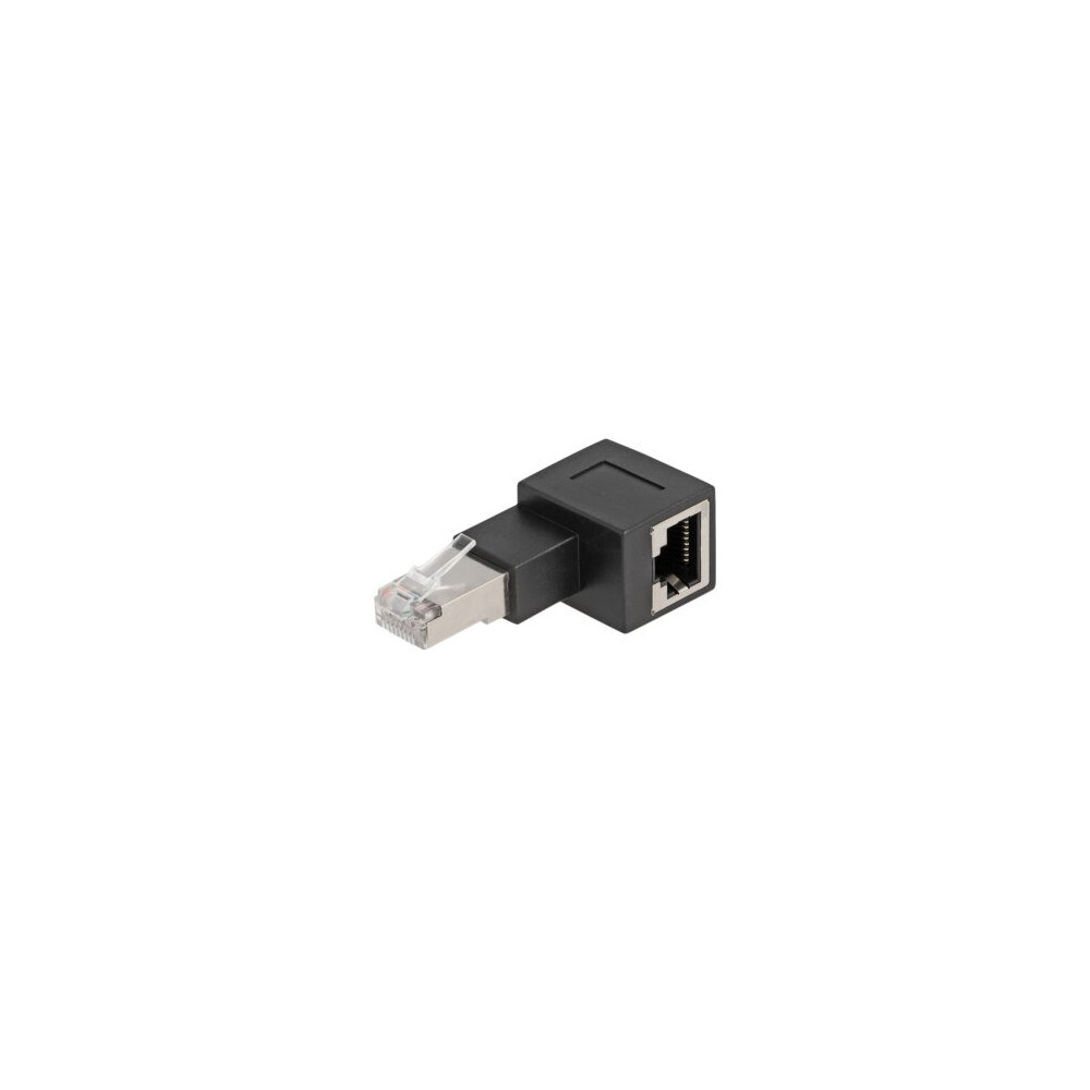 Delock Netzwerkadapter - RJ-45 (M) nach rechts abgewinkelt zu RJ-45 (W)