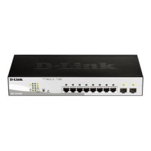 D-Link Web Smart DGS-1210-08P - Switch - gestito - 8 x 10/100/1000 (PoE)