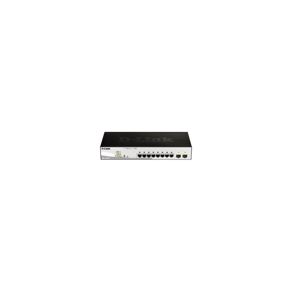 D-Link Web Smart DGS-1210-08P - Switch - gestito - 8 x 10/100/1000 (PoE)