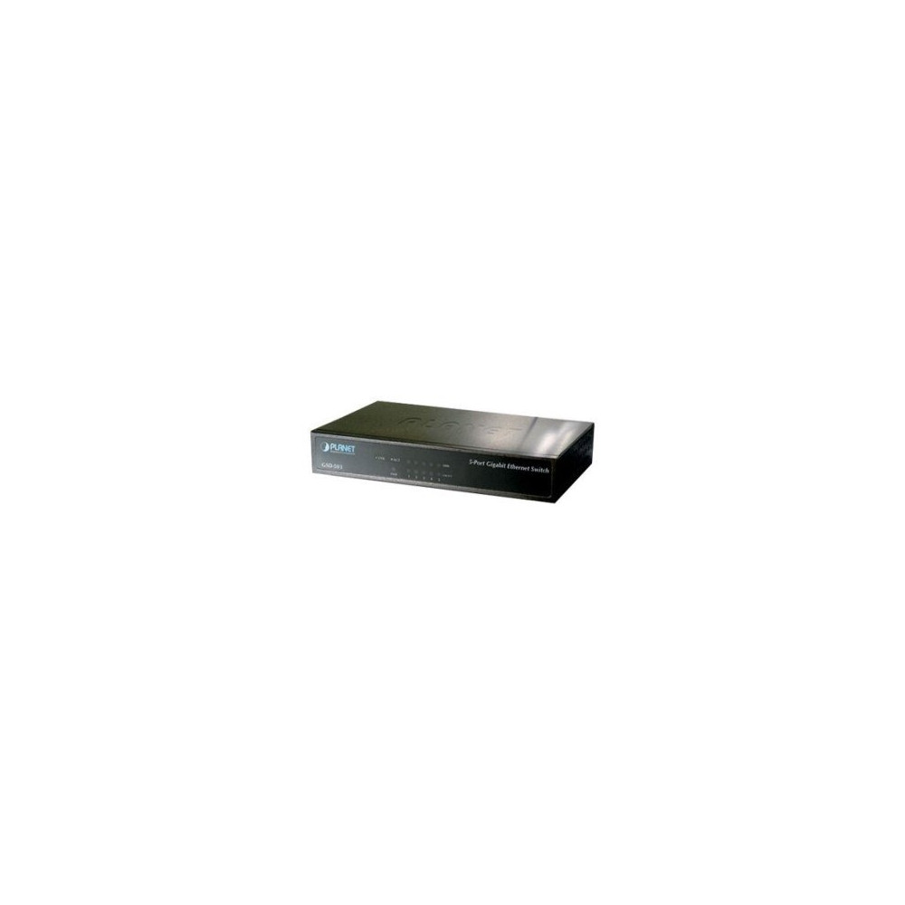 Planet GSD-503 - Switch - 5 x 10/100/1000 - Desktop