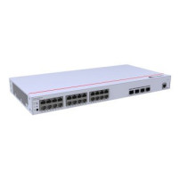 Huawei CloudEngine S310-24P4S - Switch - gestito - 24 x 10/100/1000 + 4 x Gigabit SFP - flusso d'aria side-by-side - montabile s