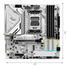 ASRock B850M Steel Legend WiFi AM5 mATX HDMI/DP DDR5 - AMD Socket AM5 (Ryzen Zen4) - Micro/Mini/Flex-ATX