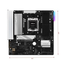 ASRock B850M PRO RS - Scheda madre - micro ATX - Socket AM5 - Chipset AMD B850 - USB-C 3.2 Gen2, USB-C 3.2 Gen 1, USB 3.2 Gen 2,