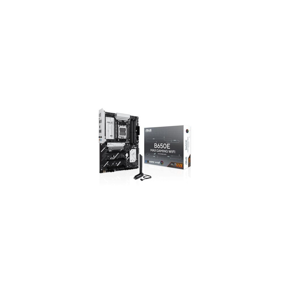 ASUS B650E MAX GAMING WIFI - Scheda madre - ATX - Socket AM5 - Chipset AMD B650 - USB-C 3.2 Gen2, USB 3.2 Gen 2, USB 3.2 Gen 1 -