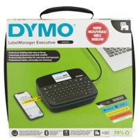 DYMO LabelManager Executive 640 CB Stampante per etichette portatile con custodia e 3 cassette di etichette D1 |