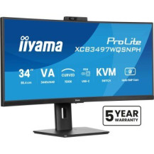 iiyama ProLite Monitor Curvo 34″ UWQHD VA USB-C