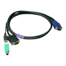 LevelOne ACC-3201 cavo per tastiera, video e mouse Nero 1,8 m