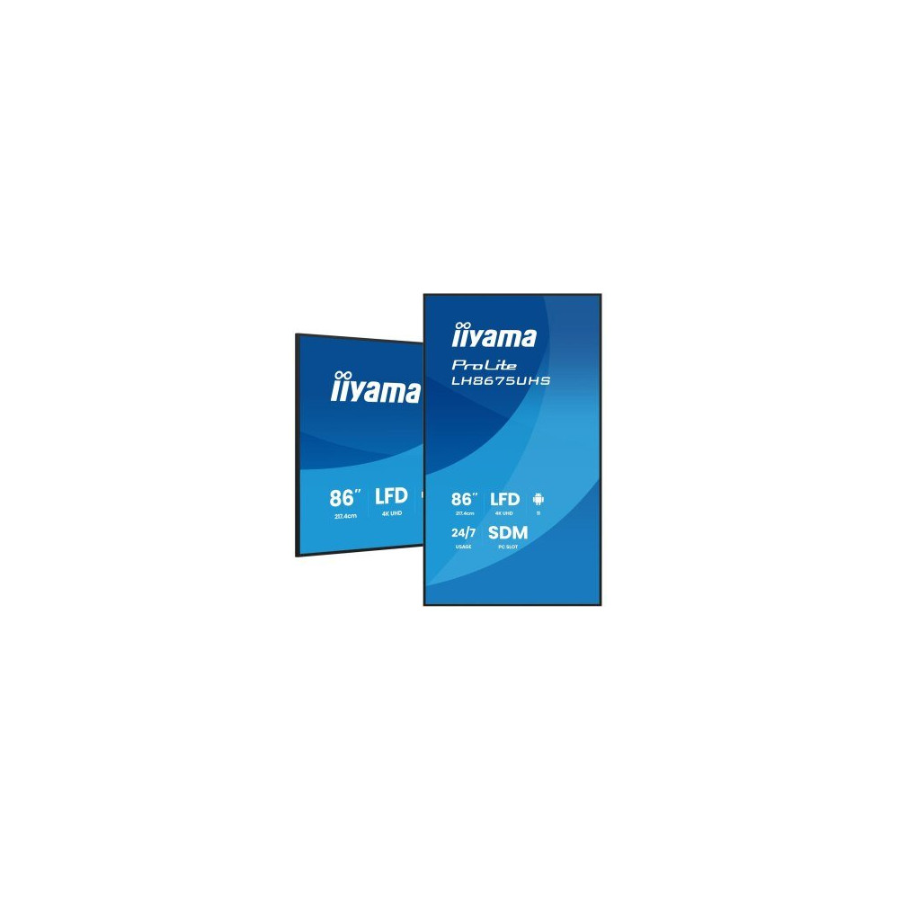 iiyama 86iWIDE LCD 4K UHD 3840 x 2160 Display