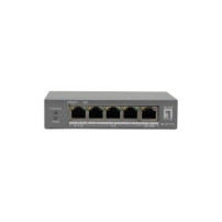 LevelOne Switch 5x GE GEP-0531 60W 4xPoE grau
