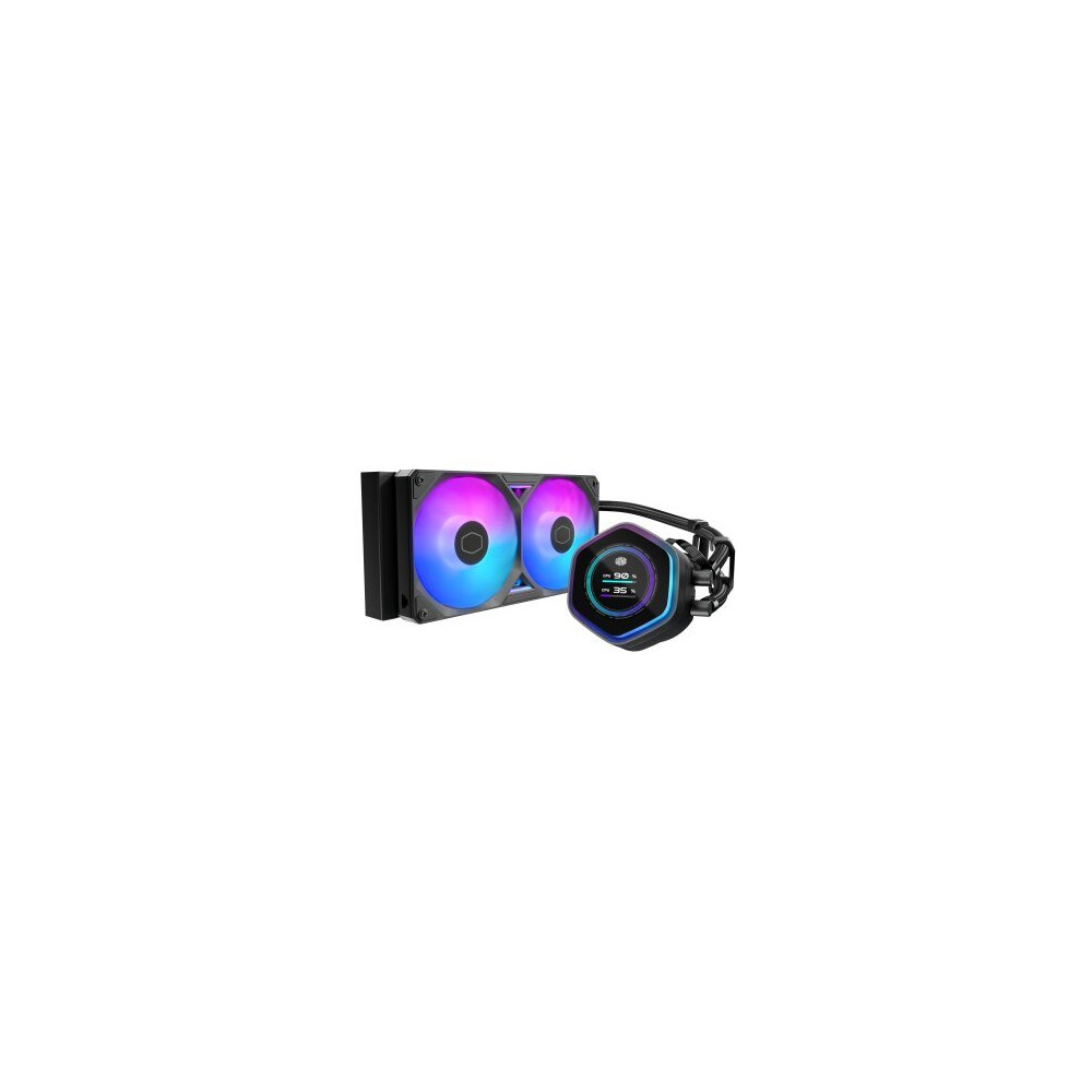 Cooler Master MLX-D24M-A25SZ-L1 Atmos II LCD Black 240mm 2x 120mm Sickleflow edge