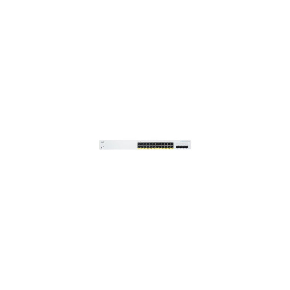 Cisco Business 220 Series CBS220-24P-4X - Switch - Smart - 24 x 10/100/1000 (PoE+)