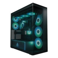ARCTIC Xtender Black (Tinted Glass) Midi Tower Nero