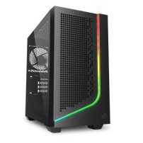 Sharkoon J1000 ARGB schwarz Tempered Glass