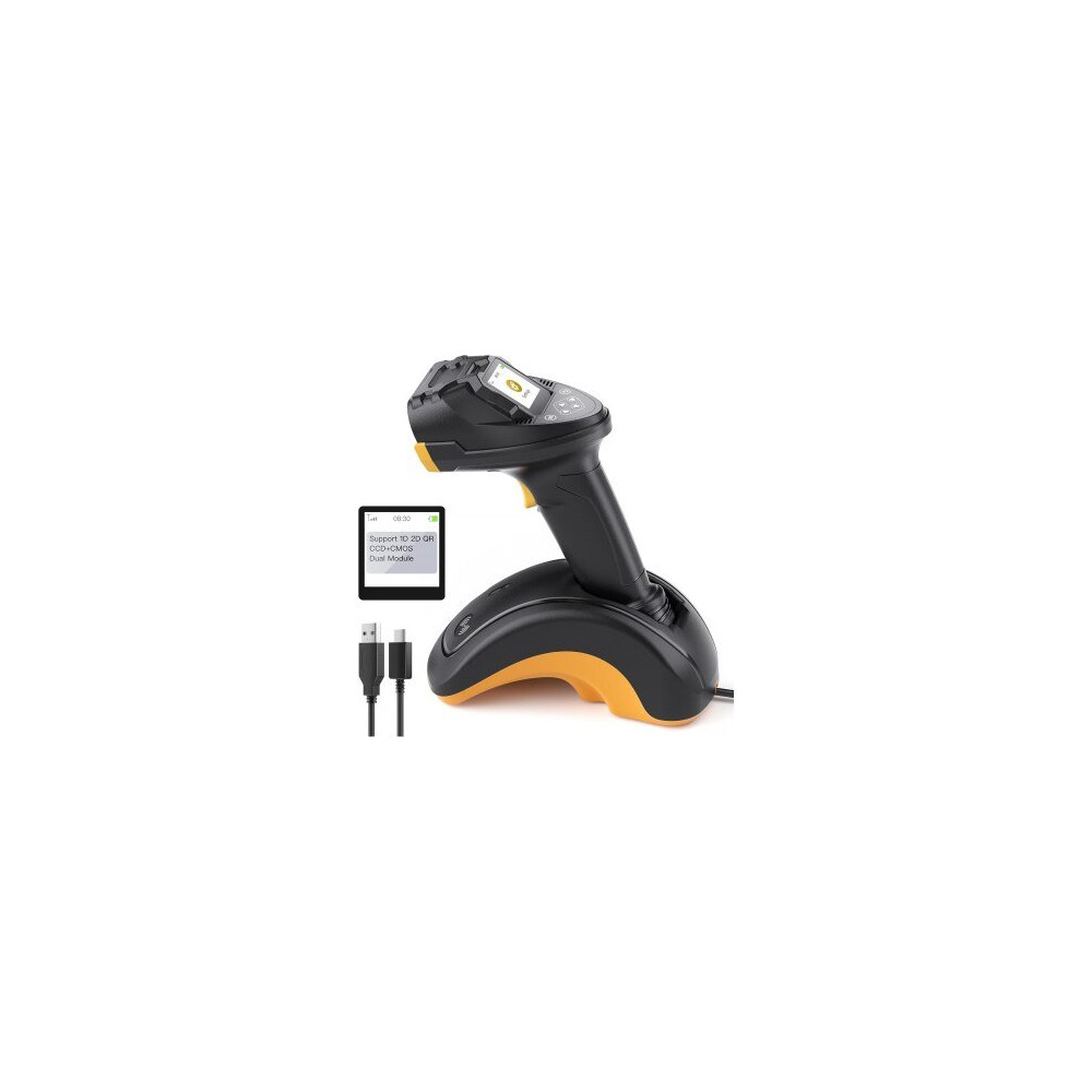 Inateck Barcodescanner Pro8 Black with data transfer station