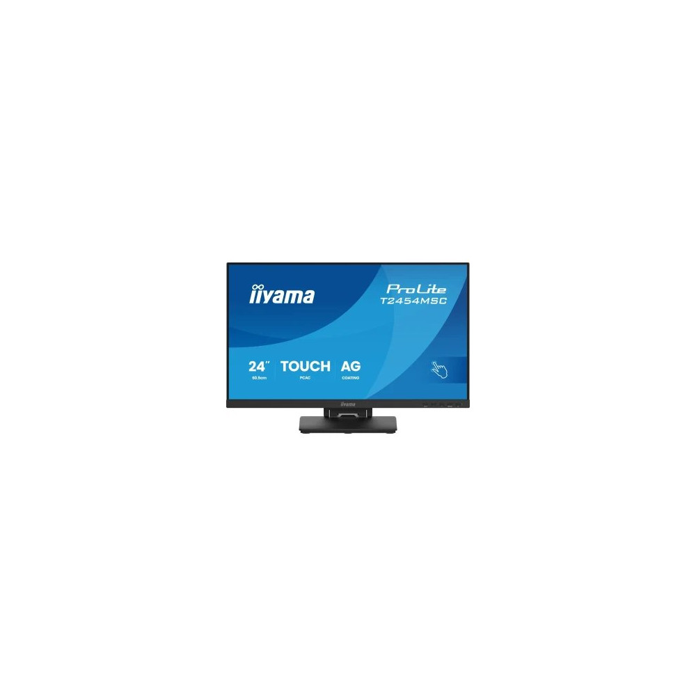 iiyama ProLite T2454MSC-B3AG Monitor PC 60,5 cm (23.8″) 1920 x 1080 Pixel Full HD LED Touch screen Multi utente Nero
