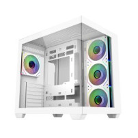 Cooler Master E681-WHNN-S00 Elite 681 White 270° Full-View Tempered Glass Seamless Bevel 4x - Gehäuse