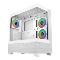 Cooler Master E690-WHNN-S00 Elite 690 WOOD White 270° Full-View Tempered Glass Seamless - Gehäuse