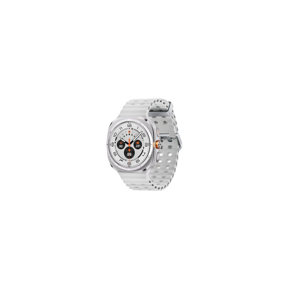 Samsung Galaxy Watch Ultra 3,81 cm (1.5″) AMOLED 47 mm Digitale 480 x 480 Pixel Touch screen 4G Titanio, Bianco Wi-Fi
