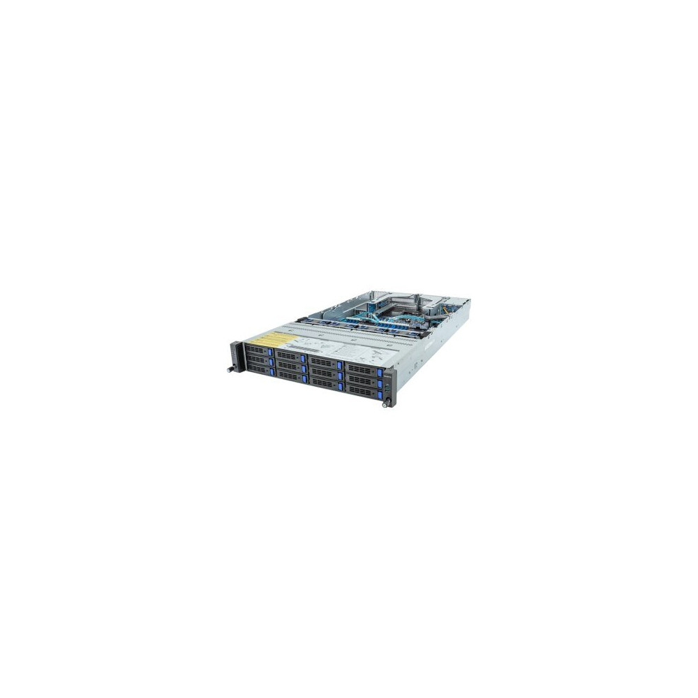 GIGABYTE R283-S94-AAH1 Intel C741 LGA 4677 (Socket E) Armadio (2U) Nero, Acciaio